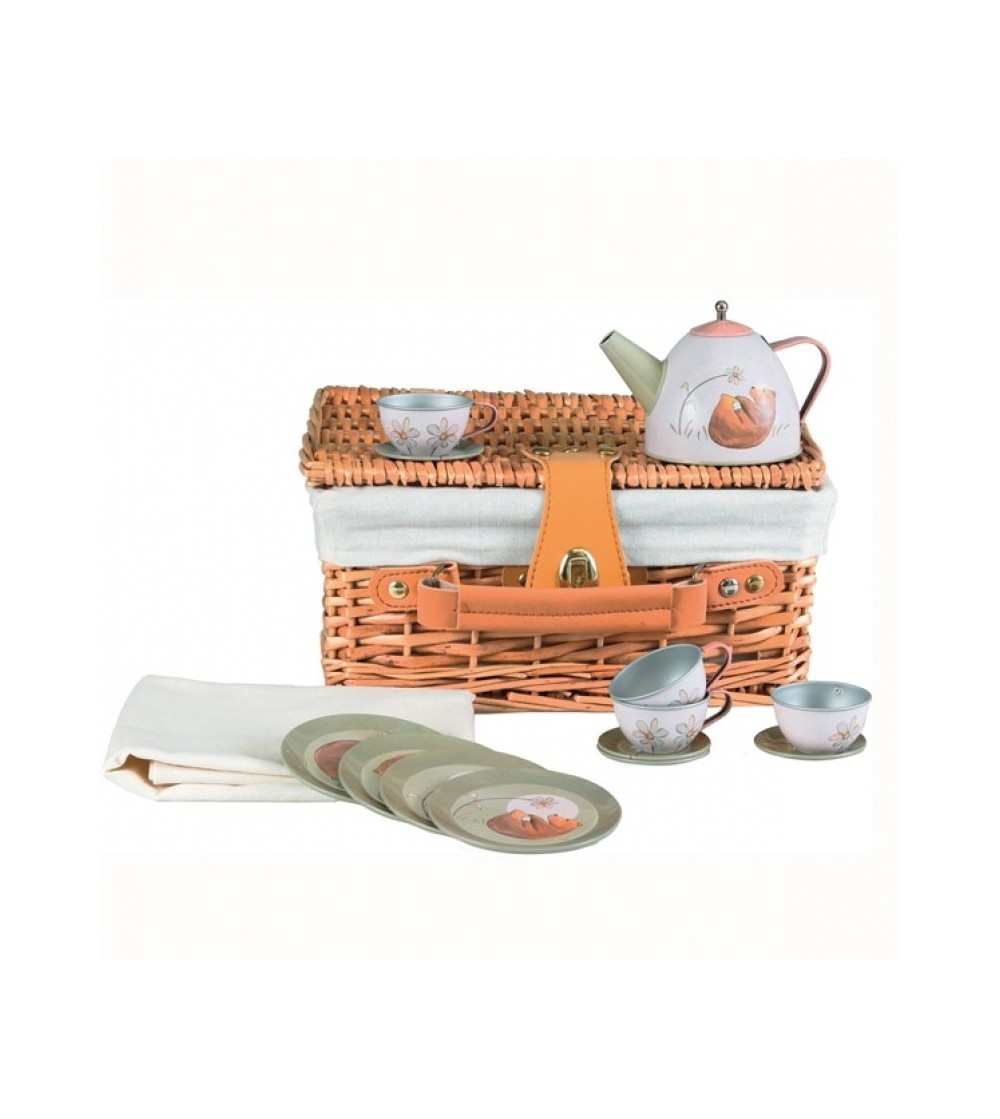 Set de ceai in cos picnic Padurea, Egmont Toys - Jocuri de rol