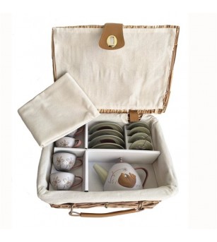 Set de ceai in cos picnic Padurea, Egmont Toys - Jocuri de rol