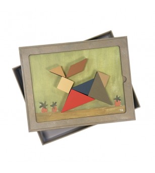 Joc magnetic Tangram, Egmont Toys - Jucarii magnetice