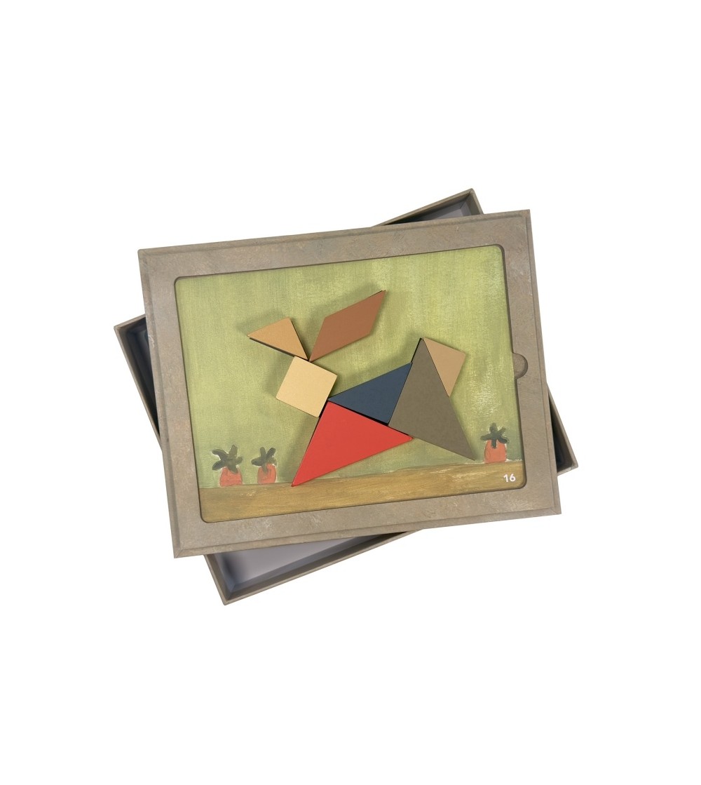 Joc magnetic Tangram, Egmont Toys - Jucarii magnetice