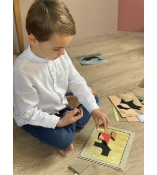 Joc magnetic Tangram, Egmont Toys - Jucarii magnetice