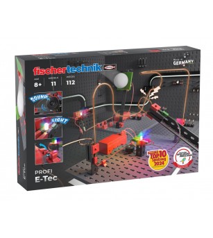 Kit STEM de construit circuite electrice E-tec, Fischertechnik - Jucării științifice