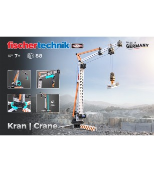 Kit STEM Macara de asamblat si manevrat, Fischertechnik - Jucării științifice