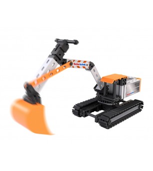 Kit STEM Excavator de asamblat si manevrat, Fischertechnik - Jucării științifice
