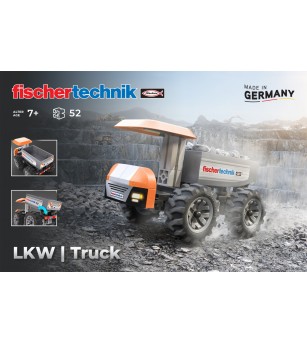 Kit STEM Camion de santier de asamblat si manevrat, Fischertechnik - Jocuri construcție Kit STEM Camion de santier de asamblat si manevrat, Fischertechnik - Jocuri construcție