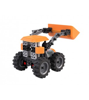 Kit STEM Incarcator frontal de asamblat si manevrat, Fischertechnik - Jucării științifice