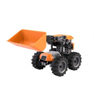 Kit STEM Incarcator frontal de asamblat si manevrat, Fischertechnik - Jucării științifice