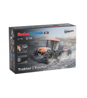 Kit STEM Tractor de asamblat si manevrat, Fischertechnik - Jucării științifice