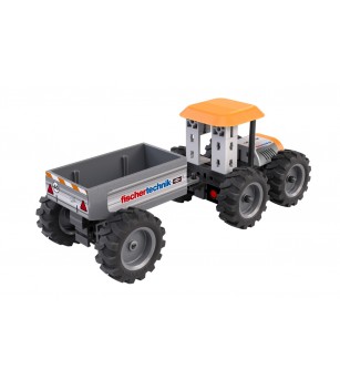 Kit STEM Tractor de asamblat si manevrat, Fischertechnik - Jucării științifice