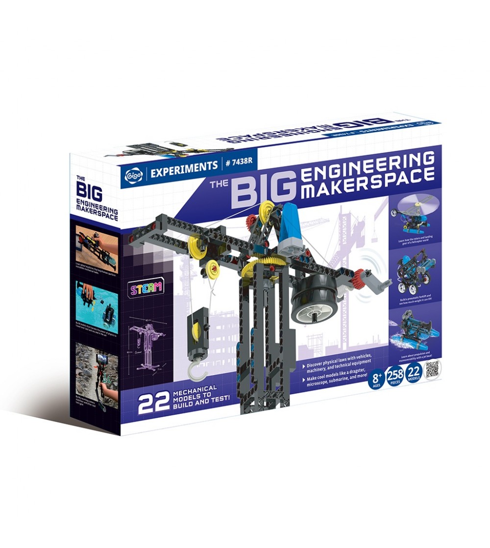 Kit STEM Marele set de inginerie, Gigo Toys - Jucării științifice Kit STEM Marele set de inginerie, Gigo Toys - Jucării științifice