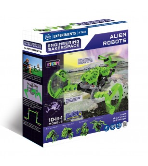 Kit STEM Construieste roboti extraterestrii, Gigo Toys - Jucării științifice