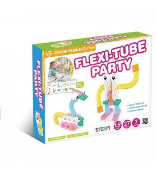 Kit STEM de construit cu tuburi flexibile, Gigo Toys - Jucării științifice