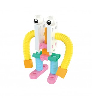 Kit STEM de construit cu tuburi flexibile, Gigo Toys - Jucării științifice