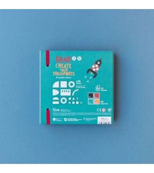 Joc creativ stampile Mijloace de transport, Londji - Seturi creative pentru copii