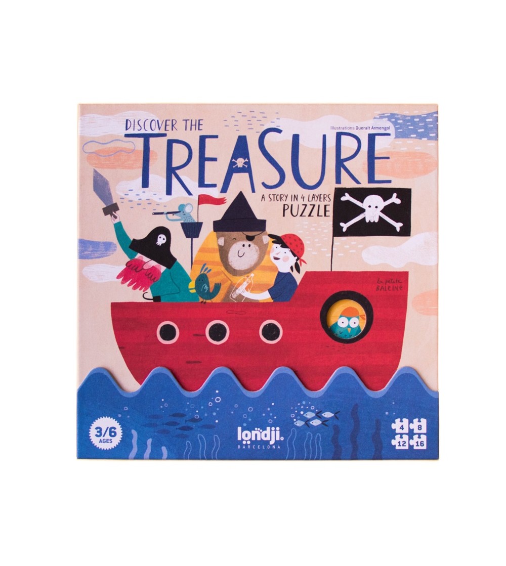 Puzzle Gaseste comoara, Londji - Puzzle-uri