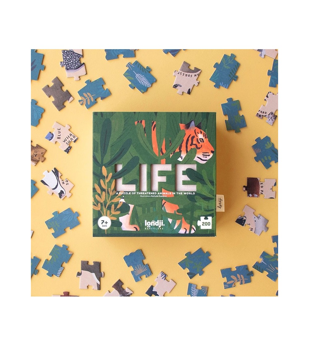 Puzzle Viata in salbaticie, Londji - Puzzle-uri