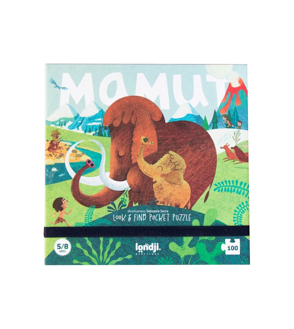 Mini puzzle Mamut, Londji - Puzzle-uri