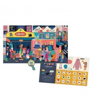 Puzzle observatie La cinema, Moulin Roty - Puzzle-uri