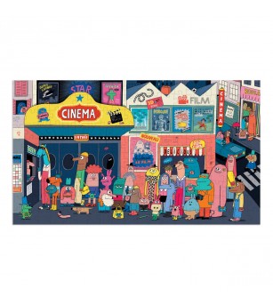 Puzzle observatie La cinema, Moulin Roty - Puzzle-uri