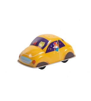Masinuta metalica galbena, Moulin Roty - Vehicule de jucărie
