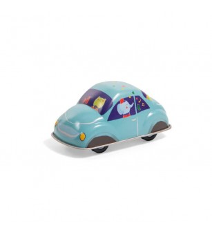 Masinuta metalica albastra, Moulin Roty - Vehicule de jucărie