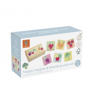 Puzzle din lemn in cutie Legume, Orange Tree Toys - Jucării de lemn si Montessori