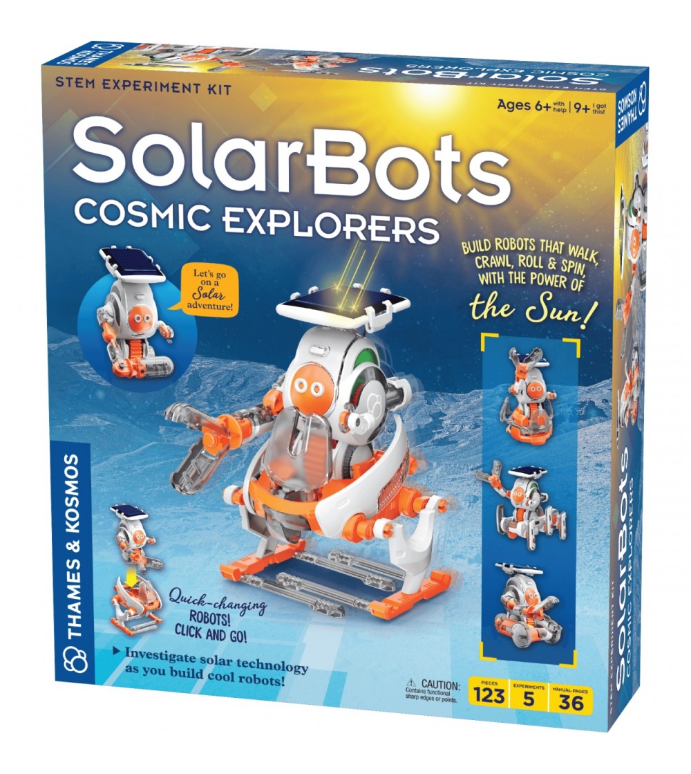 Kit STEM Roboti solari, Thames & Kosmos - Jucării științifice Kit STEM Roboti solari, Thames & Kosmos - Jucării științifice