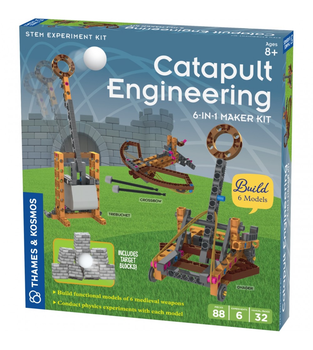 Kit STEM Construieste catapulte, Thames & Kosmos - Jucării științifice
