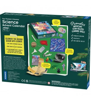 Jucarie educativa Kit STEM Calendarul stiintific de Advent versiunea 2, Thames & Kosmos - Acasa