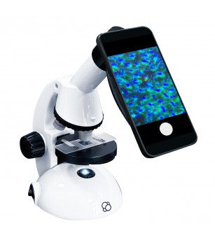 Kit STEM Microscop cu adaptor pentru telefon, Thames & Kosmos - Jucării științifice