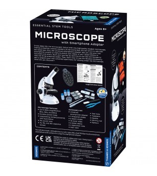 Kit STEM Microscop cu adaptor pentru telefon, Thames & Kosmos - Jucării științifice