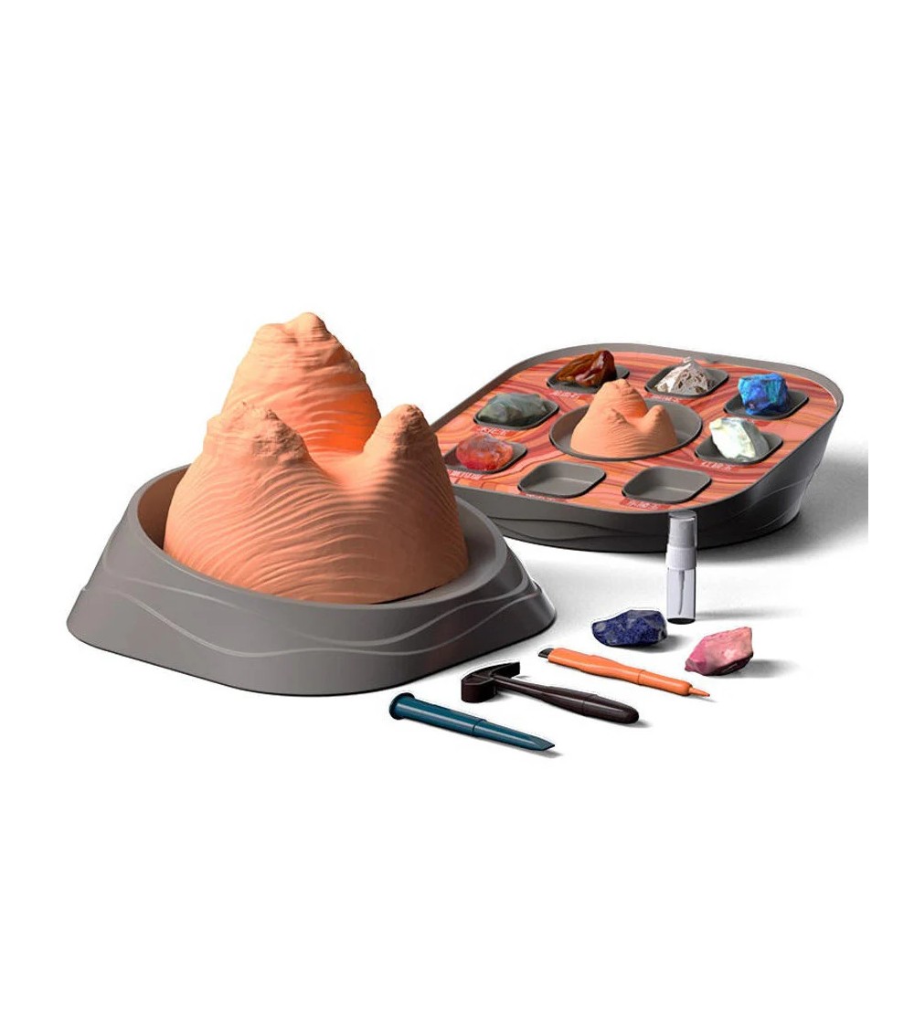 Kit STEM de excavare pietre prețioase American wave, TopBright - Jucării științifice