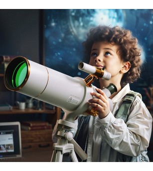 Joc STEM Telescop astronomic, TopBright - Jucării științifice