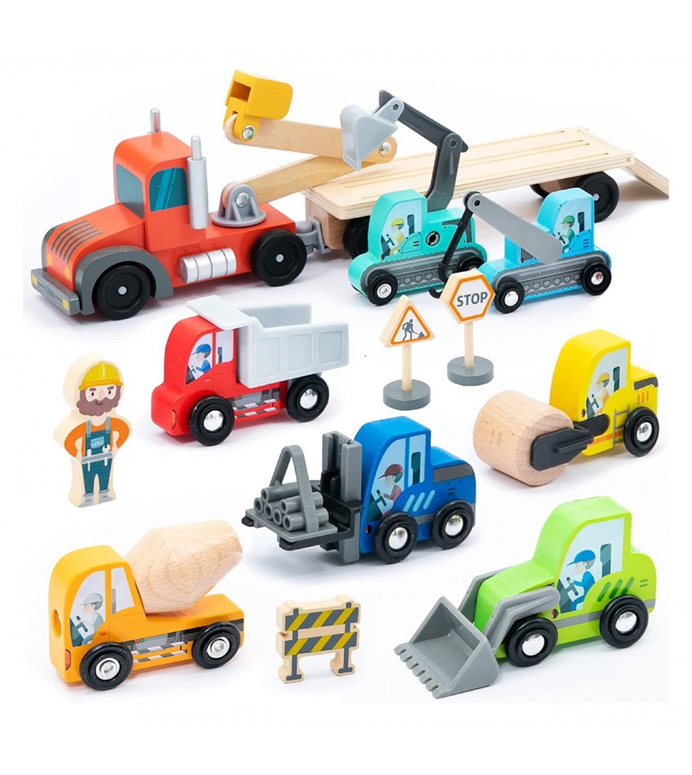 Set mare de vehicule pentru constructii, UMU Toys - Vehicule de jucărie