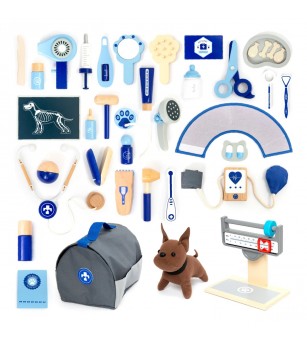 Joc de rol La medicul veterinar albastru, UMU Toys - Jocuri de rol