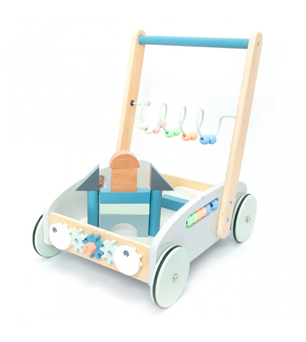 Premergator albastru 5 in 1, UMU Toys - Jucării de lemn si Montessori