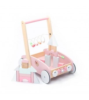 Premergator roz 5 in 1, UMU Toys - Jucării de lemn si Montessori