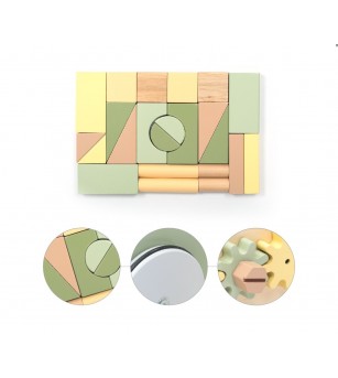 Premergator verde 5 in 1, UMU Toys - Jucării de lemn si Montessori