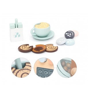 Joc de rol Aparat de cafea cu accesorii, UMU Toys - Bucătărie copii Joc de rol Aparat de cafea cu accesorii, UMU Toys - Bucătărie copii
