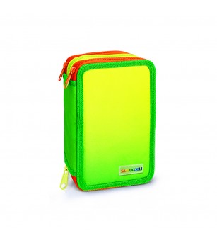 Penar echipat - Color Block cu 3 fermoare (18 markere si 12 creioane colorate) - 13 x 20 x 6.5 cm - Rechizite Penar echipat - Color Block cu 3 fermoare (18 markere si 12 creioane colorate) - 13 x 20 x 6.5 cm - Rechizite