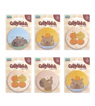Bloc notes adeziv, Capibara, 6 modele - Rechizite