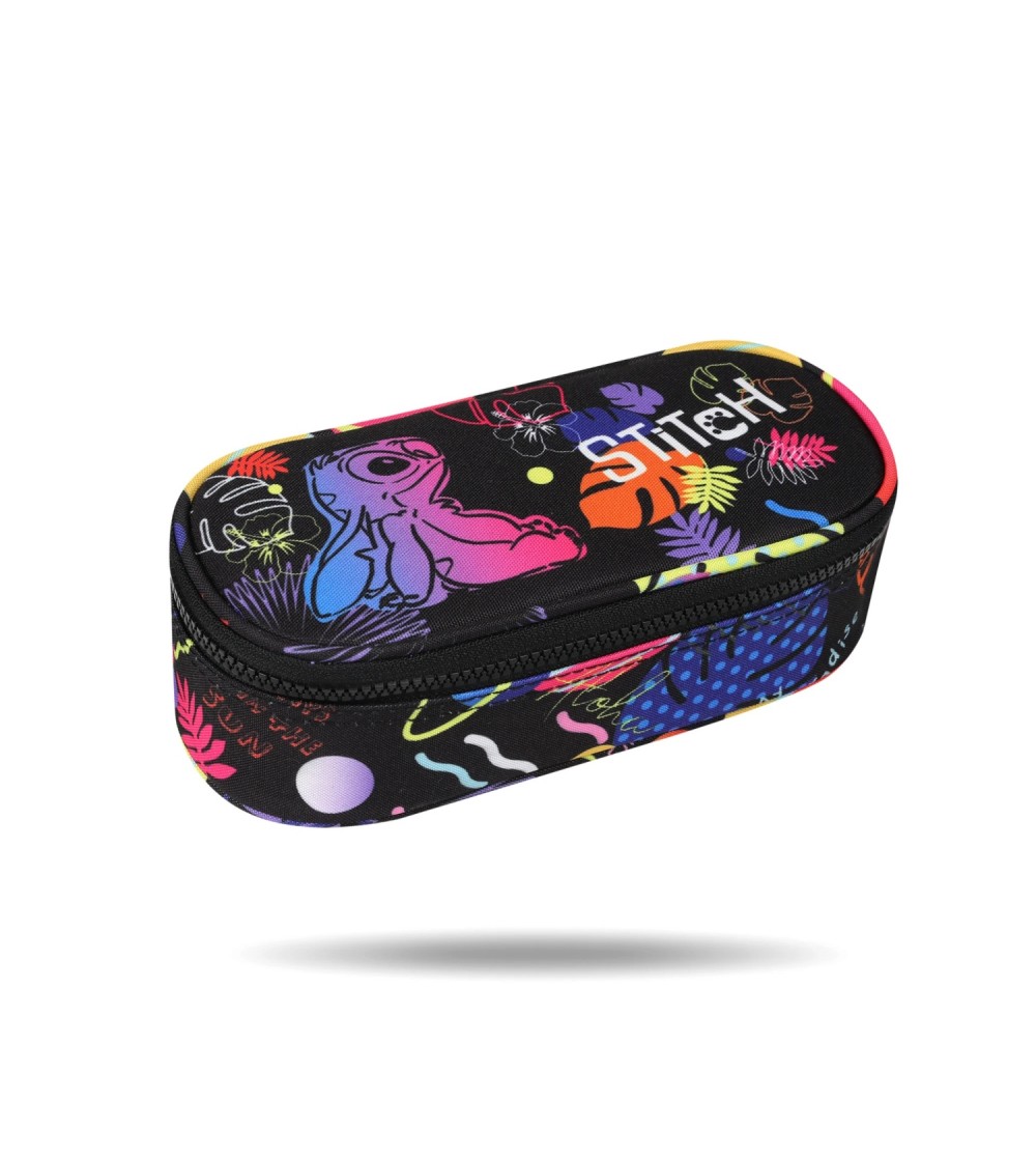 Penar neechipat Coolpack cu un compartiment, Stitch - Negru - Penare