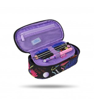 Penar neechipat Coolpack cu un compartiment, Stitch - Negru - Penare