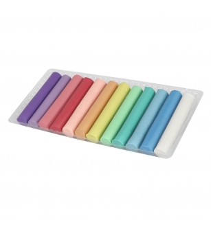 Set 12 culori plastilină Coolpack Stitch, Pastel - Plastilină