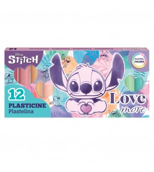 Set 12 culori plastilină Coolpack Stitch, Pastel - Plastilină