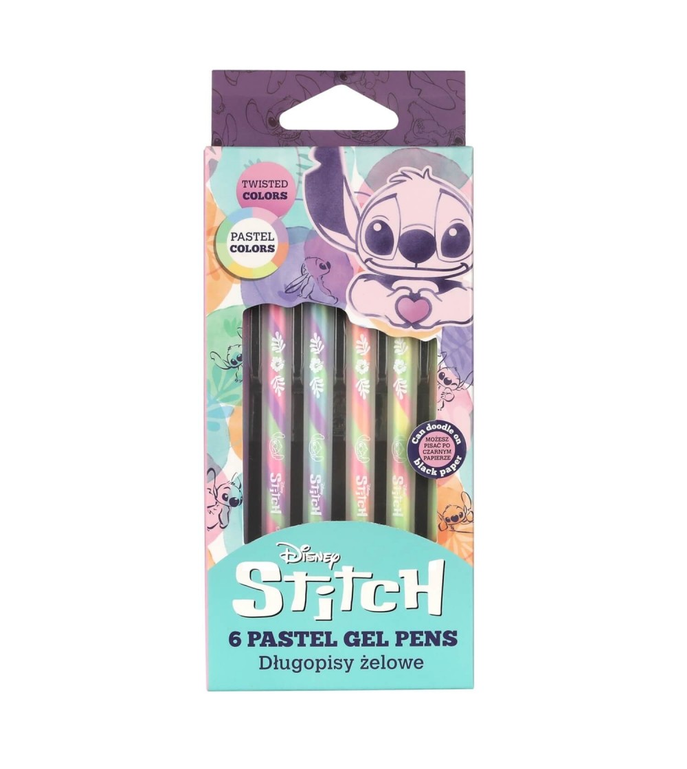 Set 6 pixuri cu gel Coolpack Stitch, 6 buc, Pastel - Pixuri și rollere