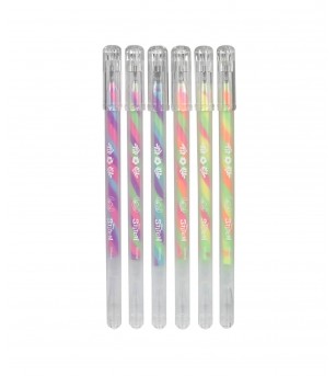 Set 6 pixuri cu gel Coolpack Stitch, 6 buc, Pastel - Pixuri și rollere