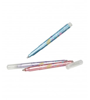 Markere cu sclipici Coolpack Stitch, 6 buc, Pastel - Pixuri și rollere