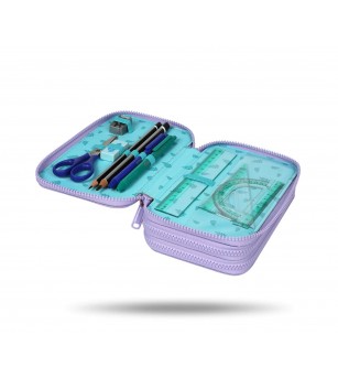 Penar echipat Coolpack cu trei compartimente, Stitch - Pastel - Penare