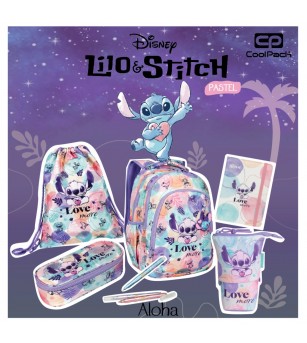 Caiet A5 cu elastic Coolpack Stitch - Pastel - Caiete